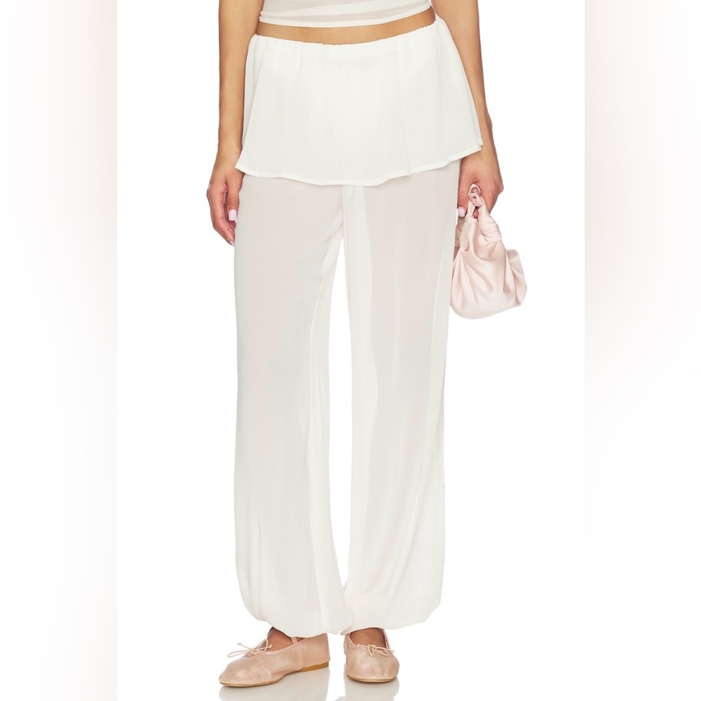 NWT MORE TO COME Laguna Balloon Pant in Ivory Size XS